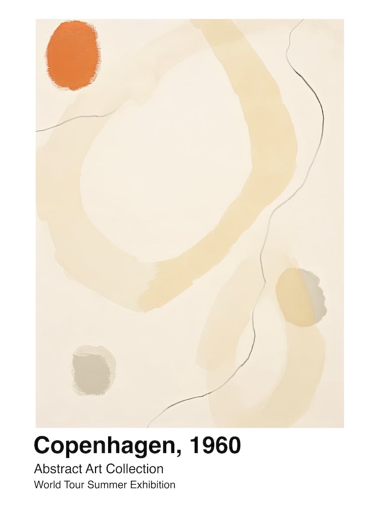 World Tour Exhibition, Abstract Art, Copenhagen, 1960 11