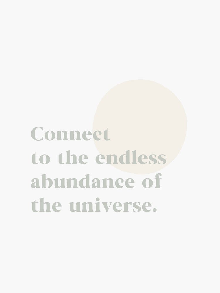 Connect To Abundance Sage Green