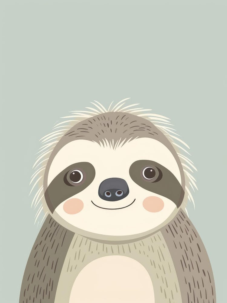 Cute Sloth 4