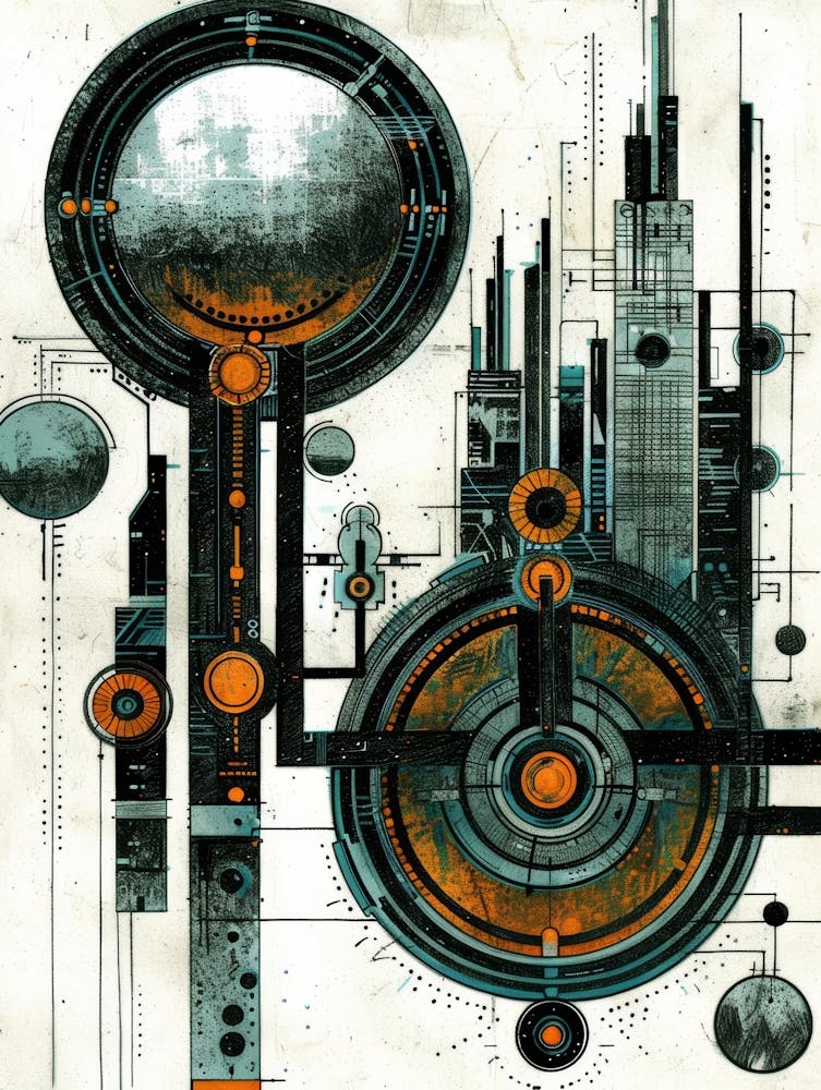 Futuristische Stadt 4