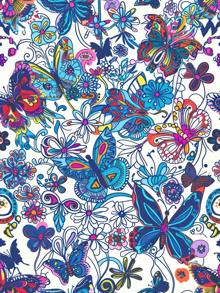 Aster Amaze London Fabrics Floral Pattern 4