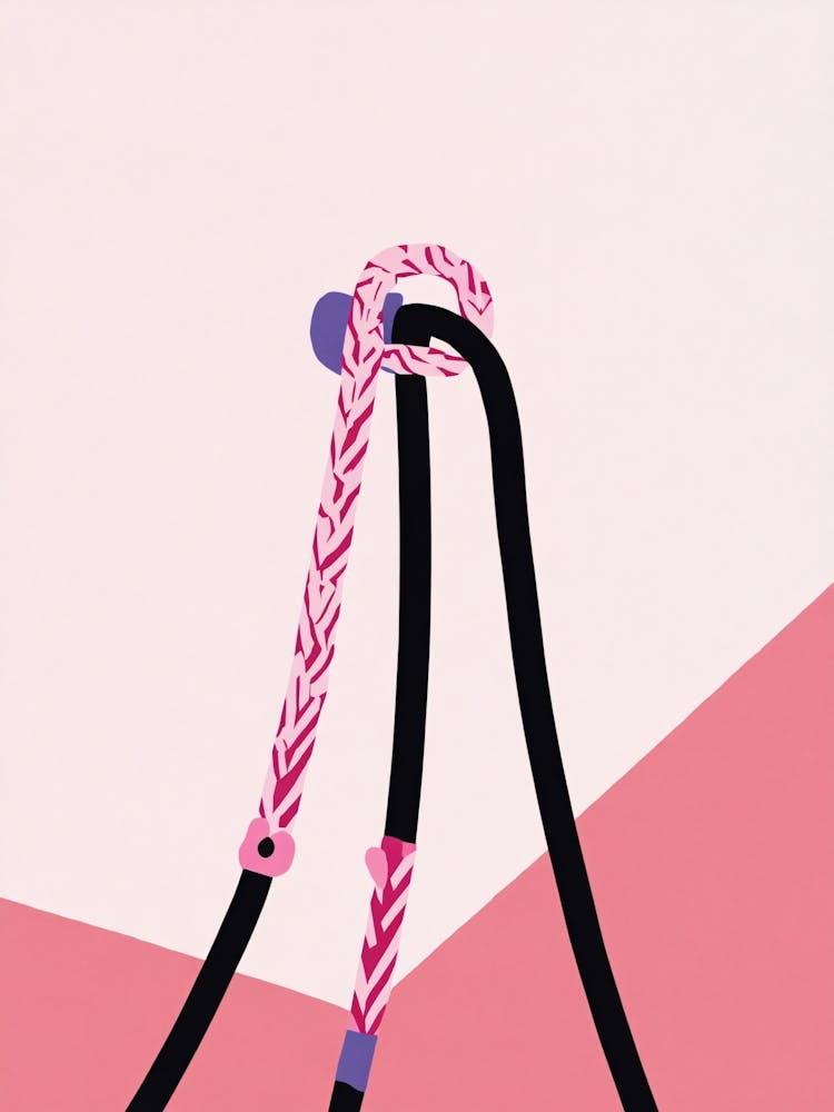 Pink And Black Rope 1