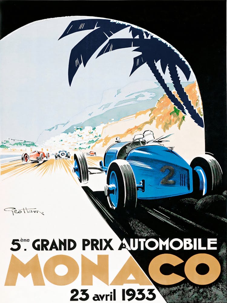 Vintage Monaco 23 Avril 1933