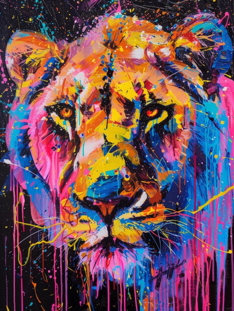 Lion Painting 3