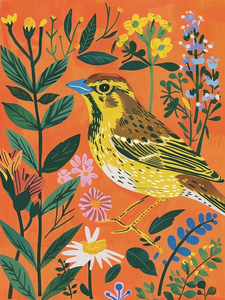 Spring Birds Yellowhammer 1
