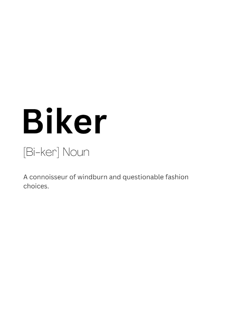 Biker Definition Meaning