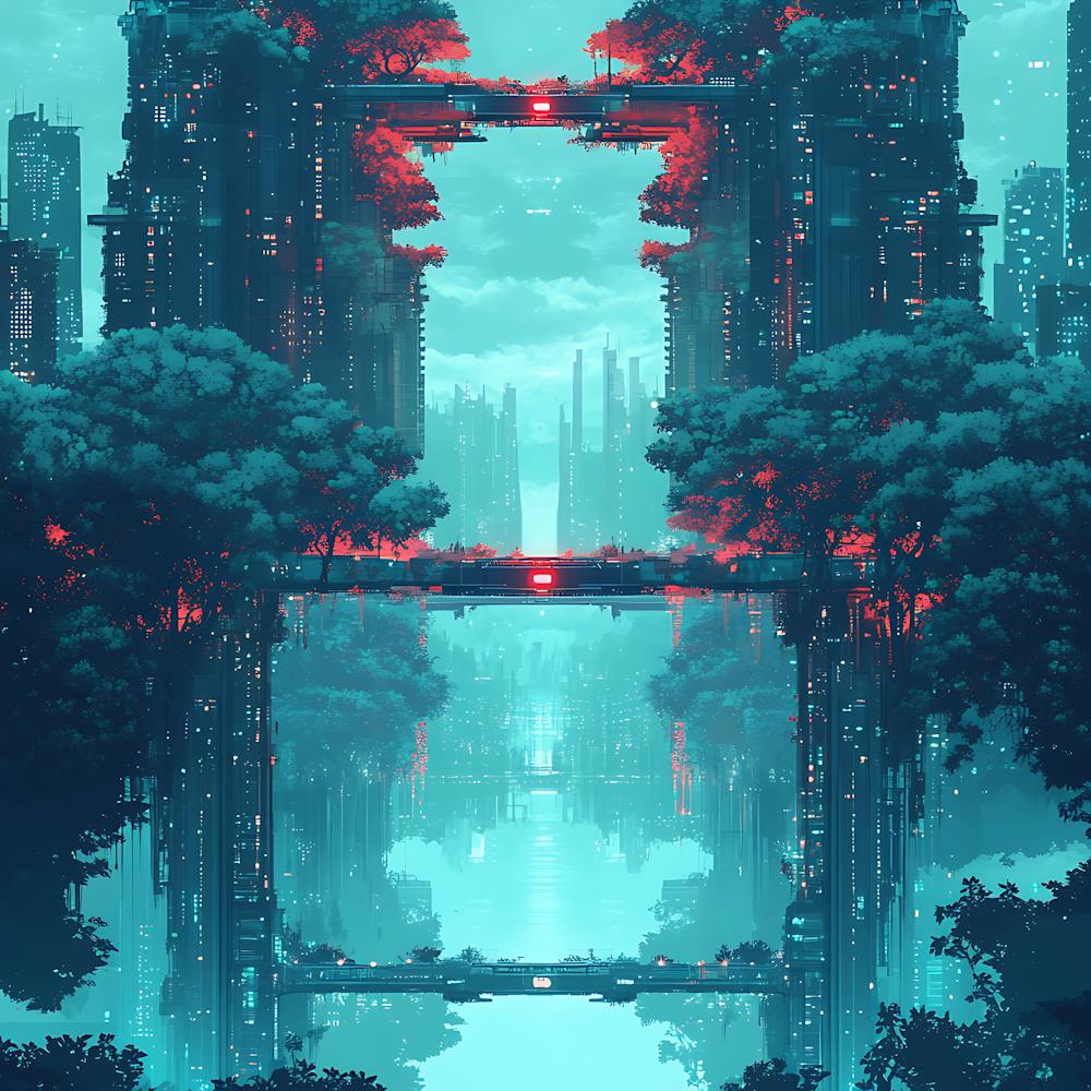 Alien Jungle Meets Future City 1