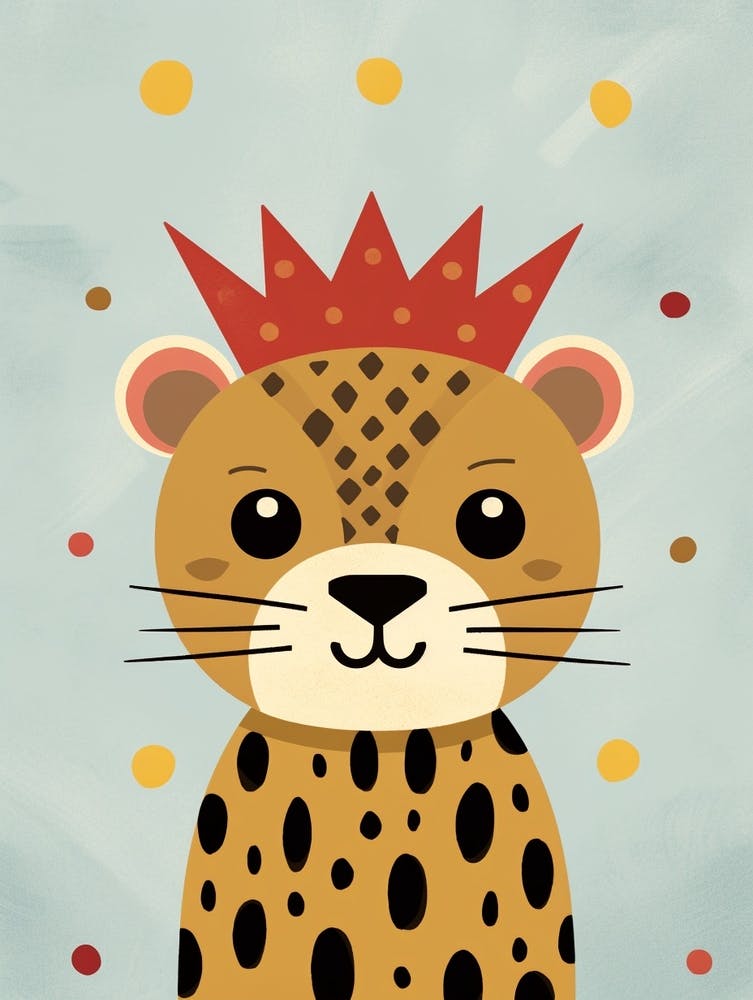 Little Jaguar 3 Wearing A Crown