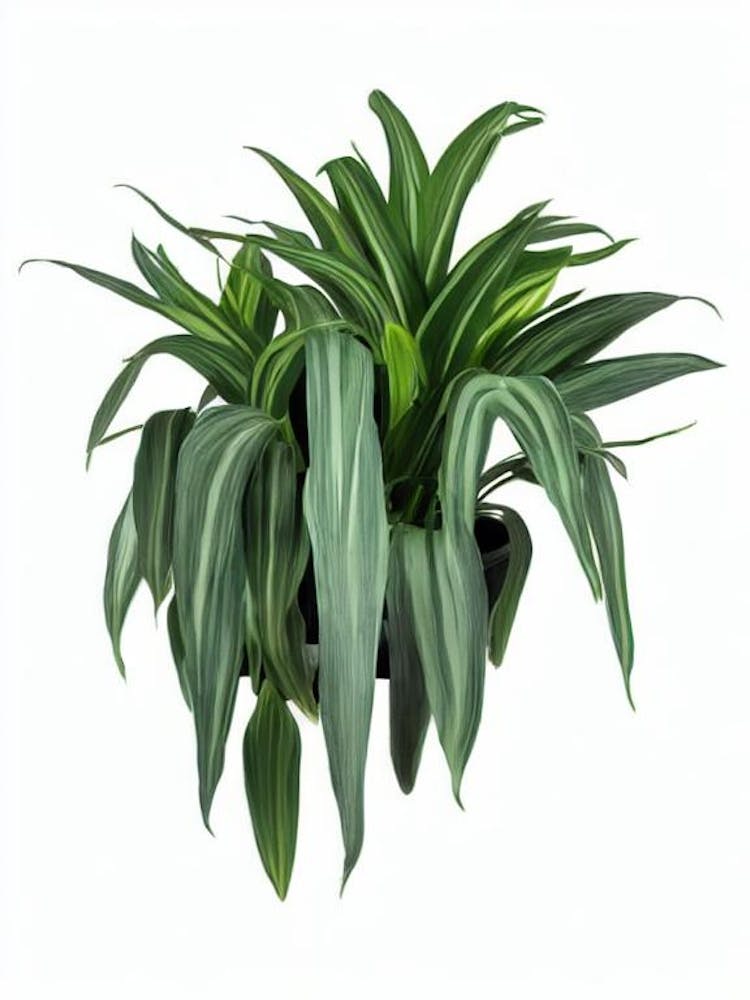 Urn Plant (Aechmea Fasciata) Watercolor