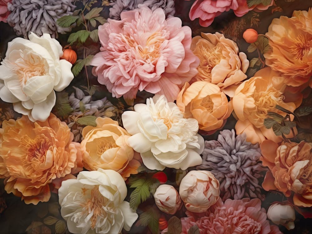 Baroque Peonies