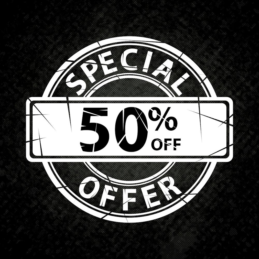 Special 50 % Off