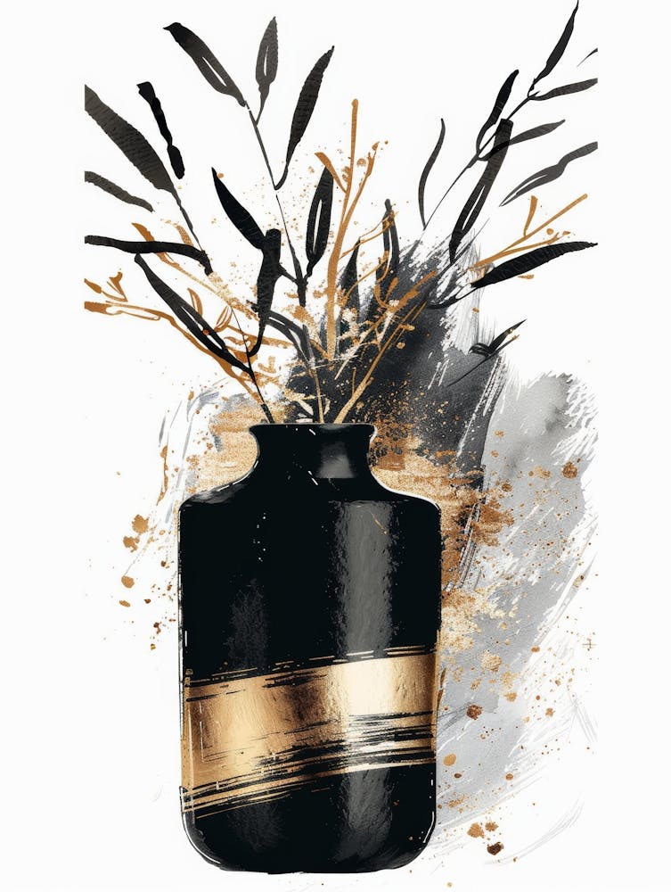 Gold Vase 3