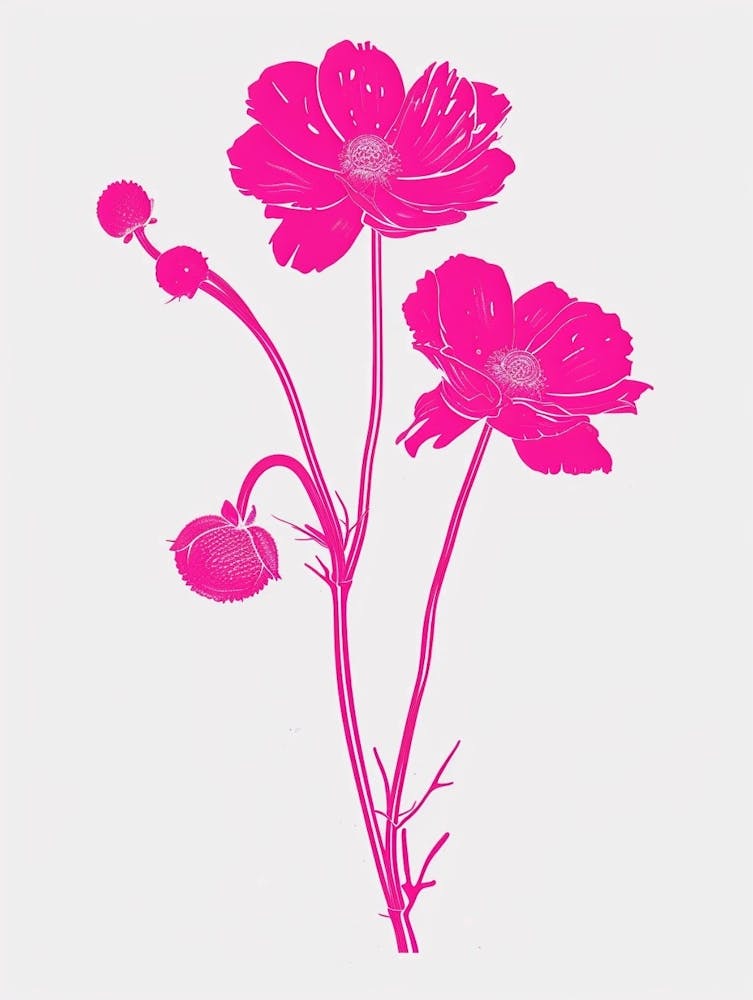 Hot Pink Cineraria 2