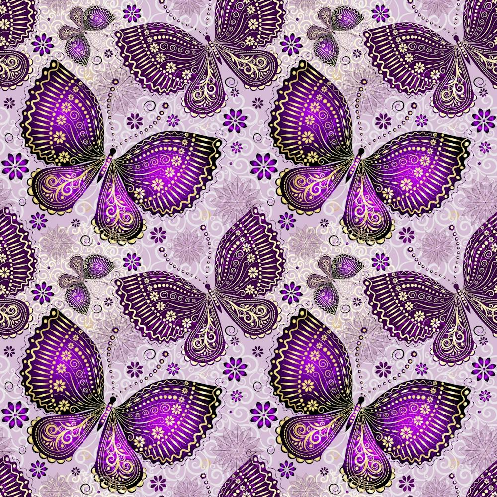 Purple Butterflies 1