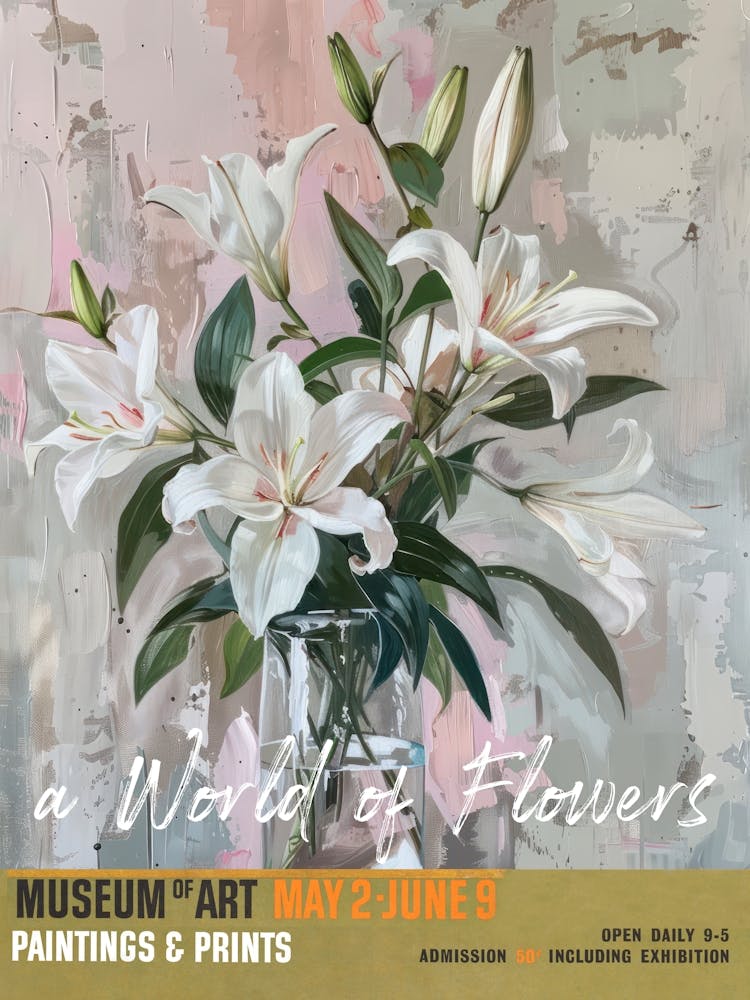 Eine Welt der Blumen, Van Gogh Ausstellung Lilien 4