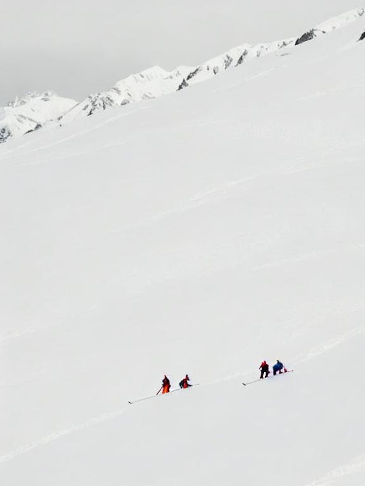 Andermatt, Switzerland Minimal Skiing Poster