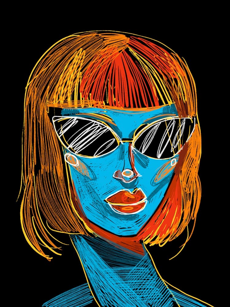 Woman In Sunglasses Modern