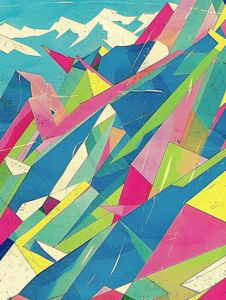 Abstract Mountain Landscape 9