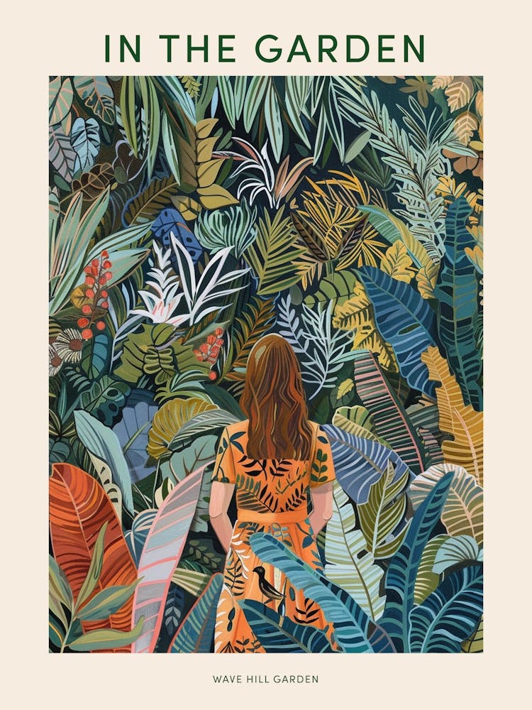 In The Garden Poster Wave Hill Garden Usa 1