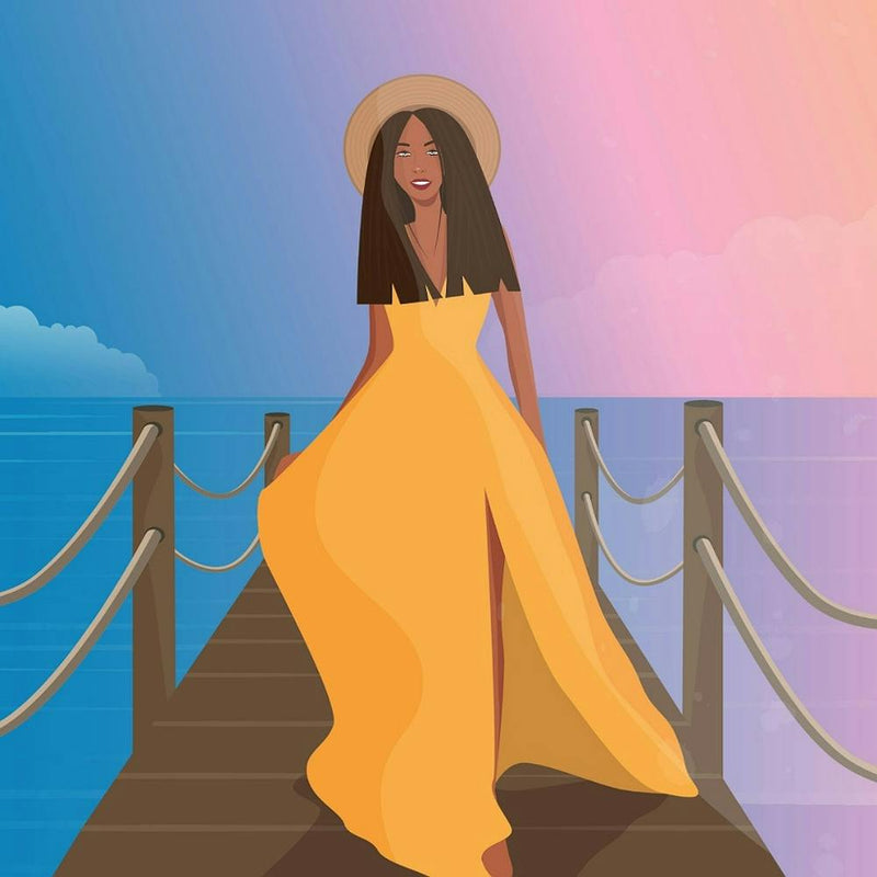 Woman On A Pier