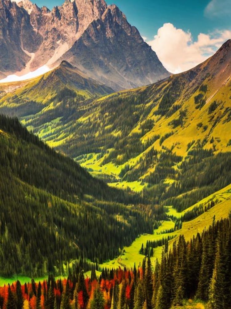 Tatra National Park 2 Poland Vintage Poster