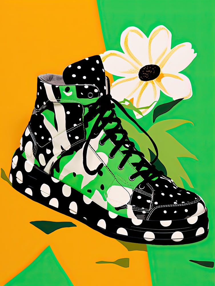 Shoes as Art: The Floral Sneaker Saga