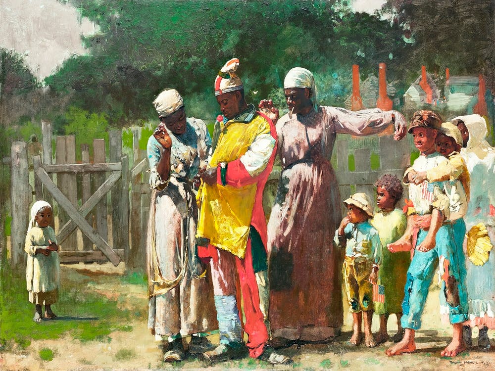 Dressing For The Carnival (1877), Winslow Homer