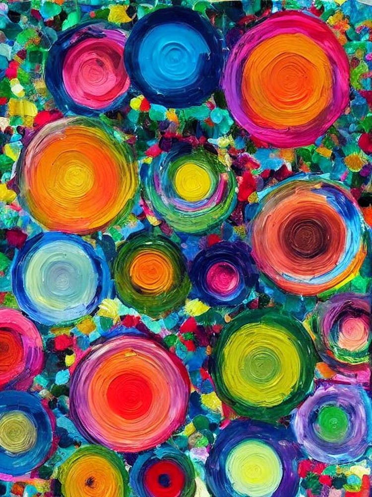 Porites Vibrant Painting