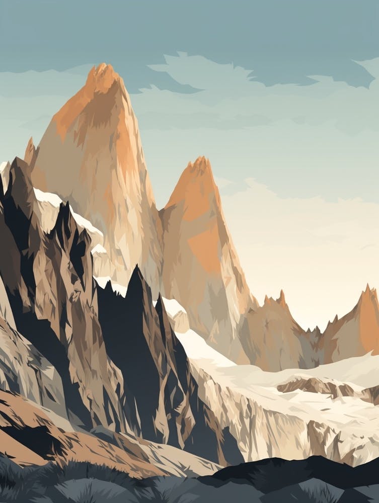 Fitz Roy Trek Argentina 2 Hiking Trail Landscape