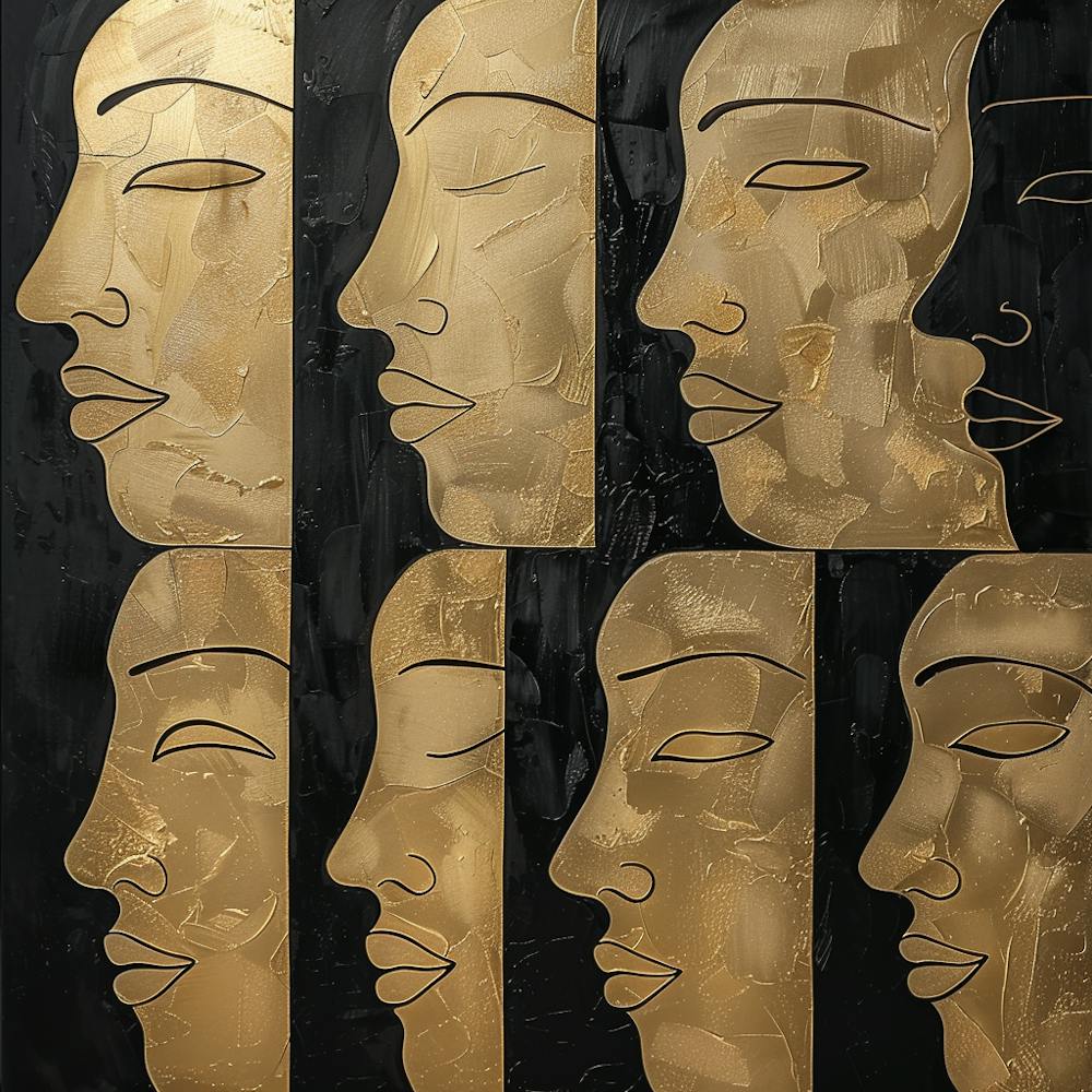 Gold Faces