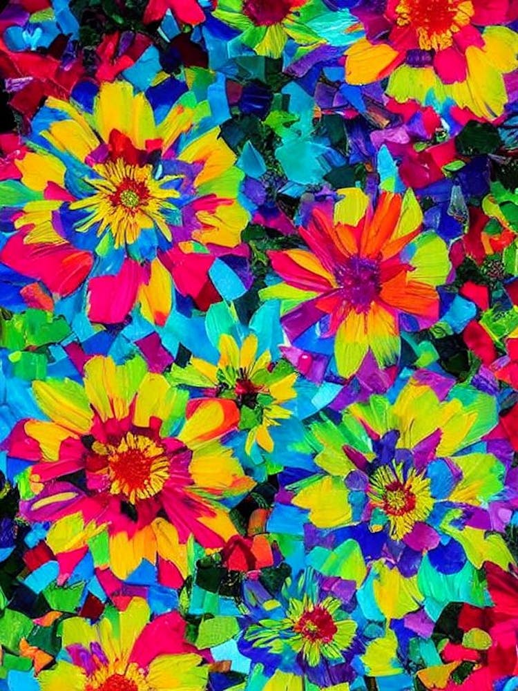 Blastomussa Vibrant Painting