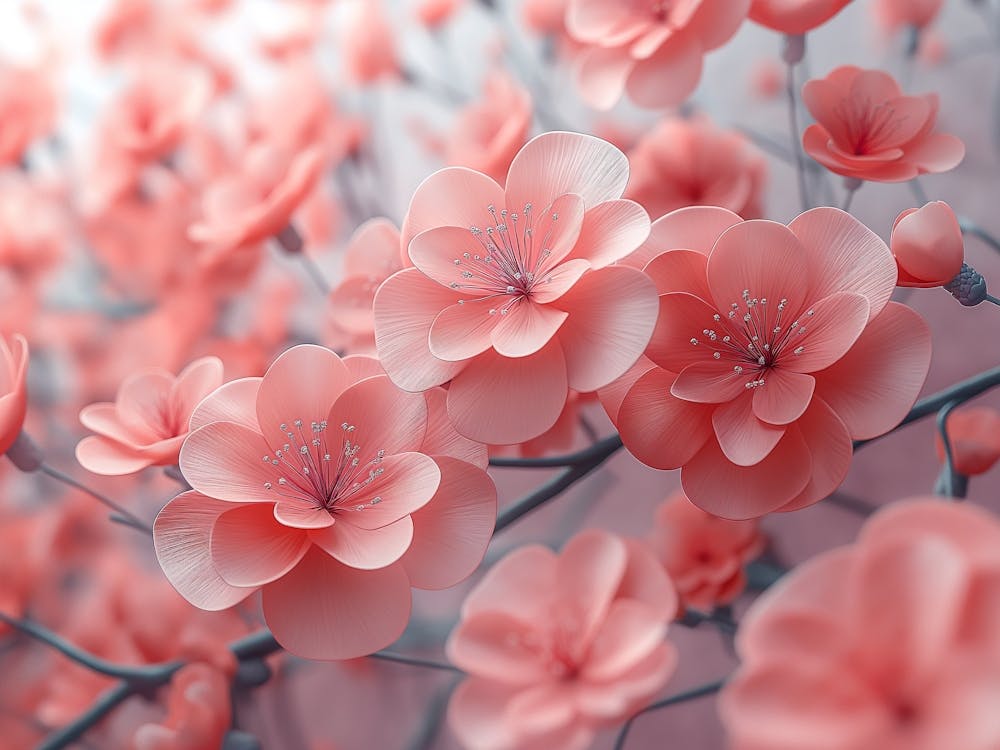 Pink Cherry Blossoms