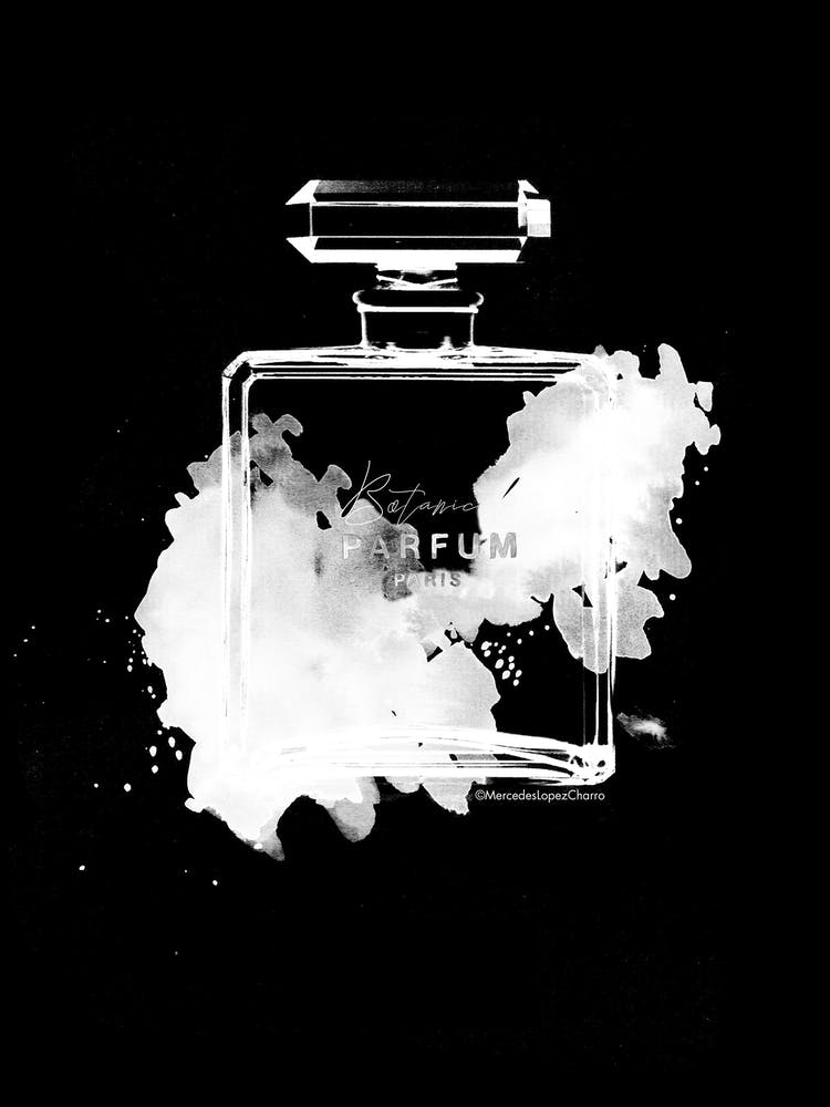 Botanical Parfum Black And White