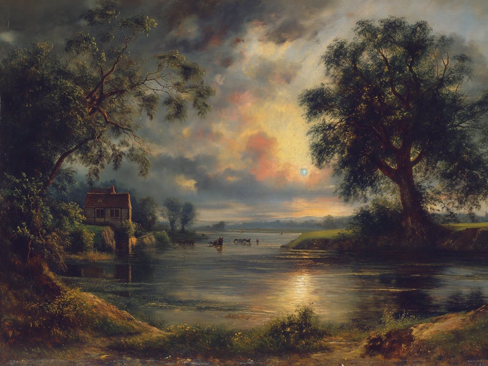 Boot auf dem Fluss 1