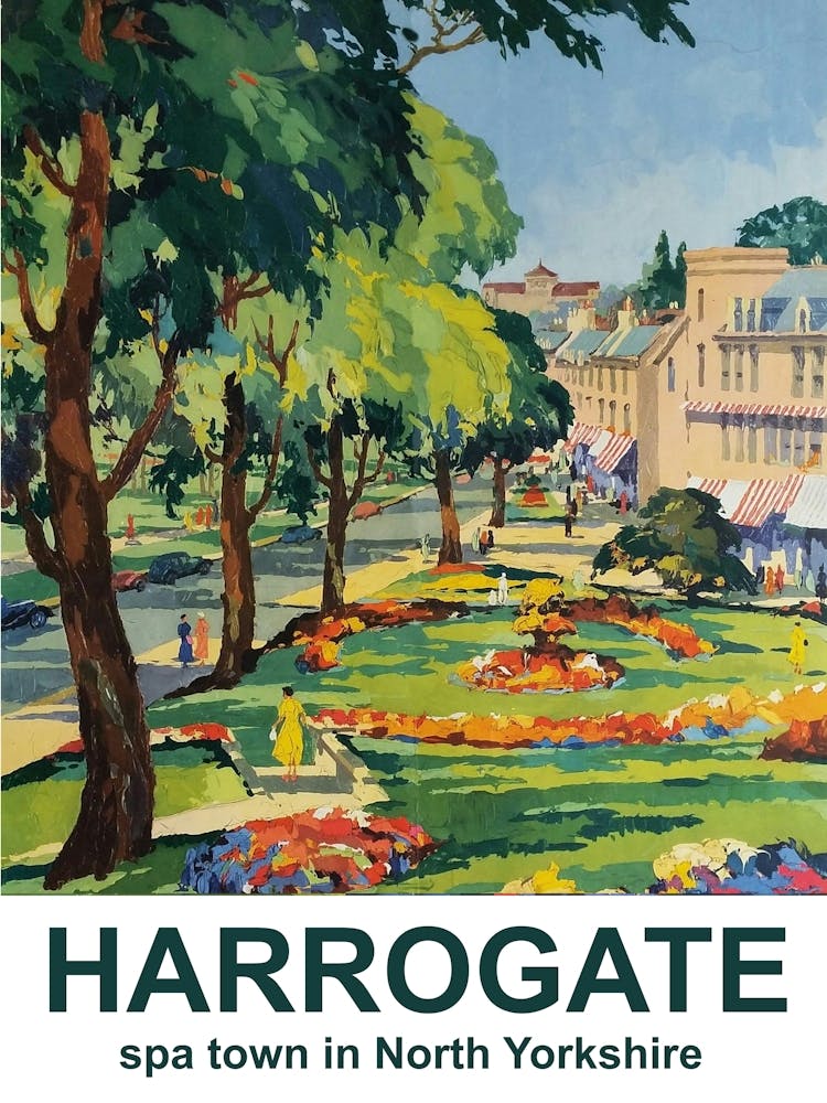Harrogate, Spa Town In North Yorkshire