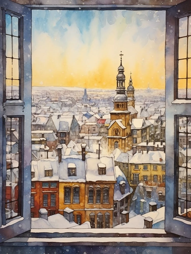 Winter Cityscape St Petersburg