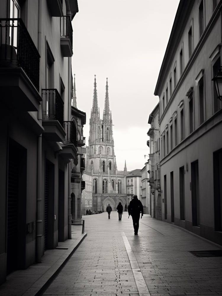 Burgos, Spain, Black And White Analogue Photography 1