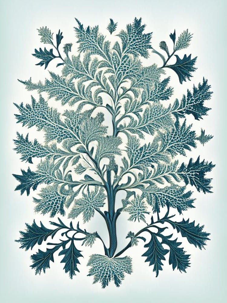 Irregular Snowflakes, Snowflakes, William Morris Style 1