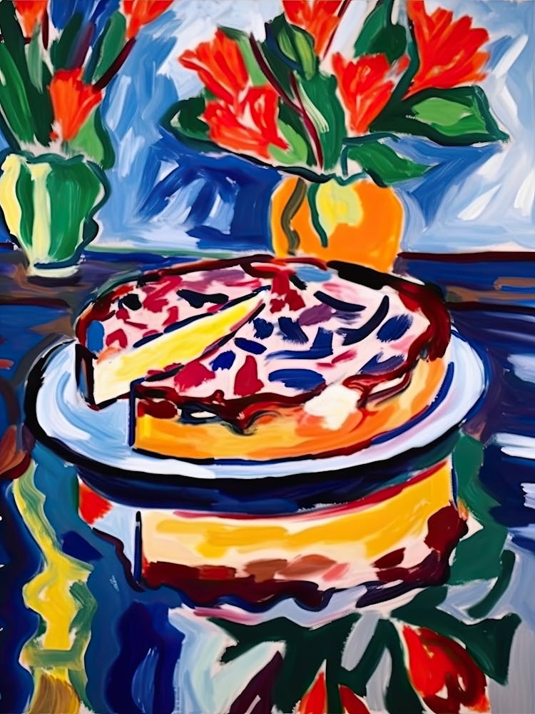 Cheesecake Painting 4
