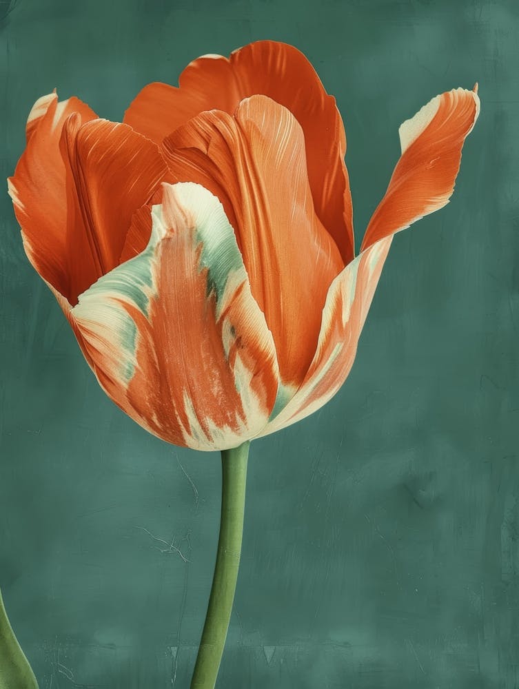 Orange Tulip 3
