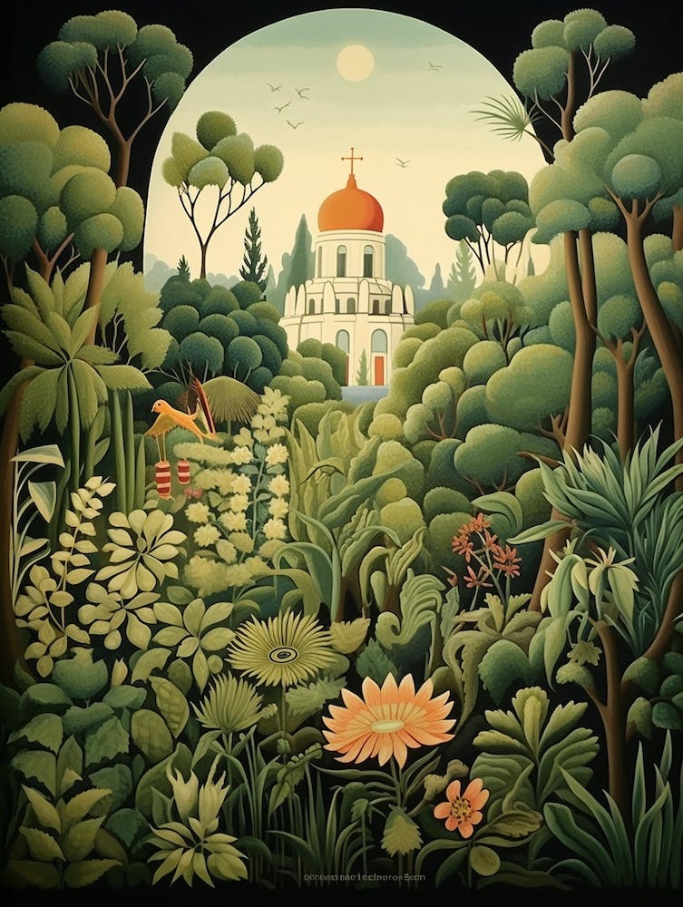 Balboa Park Usa Henri Rousseau Style