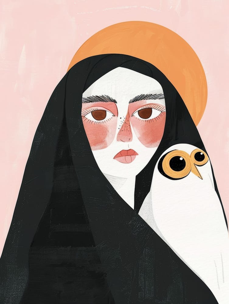 Woman With An Owl