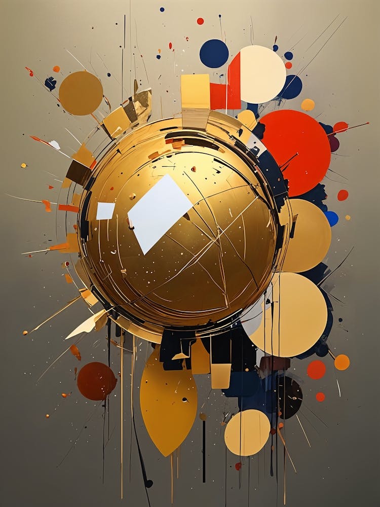 Abstract Gold Nr. 1