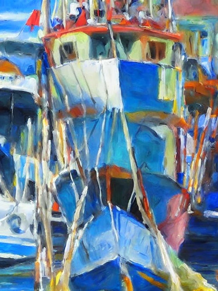 Hafen von Dumaguete Philippinen Abstrakt Block 1 Hafen