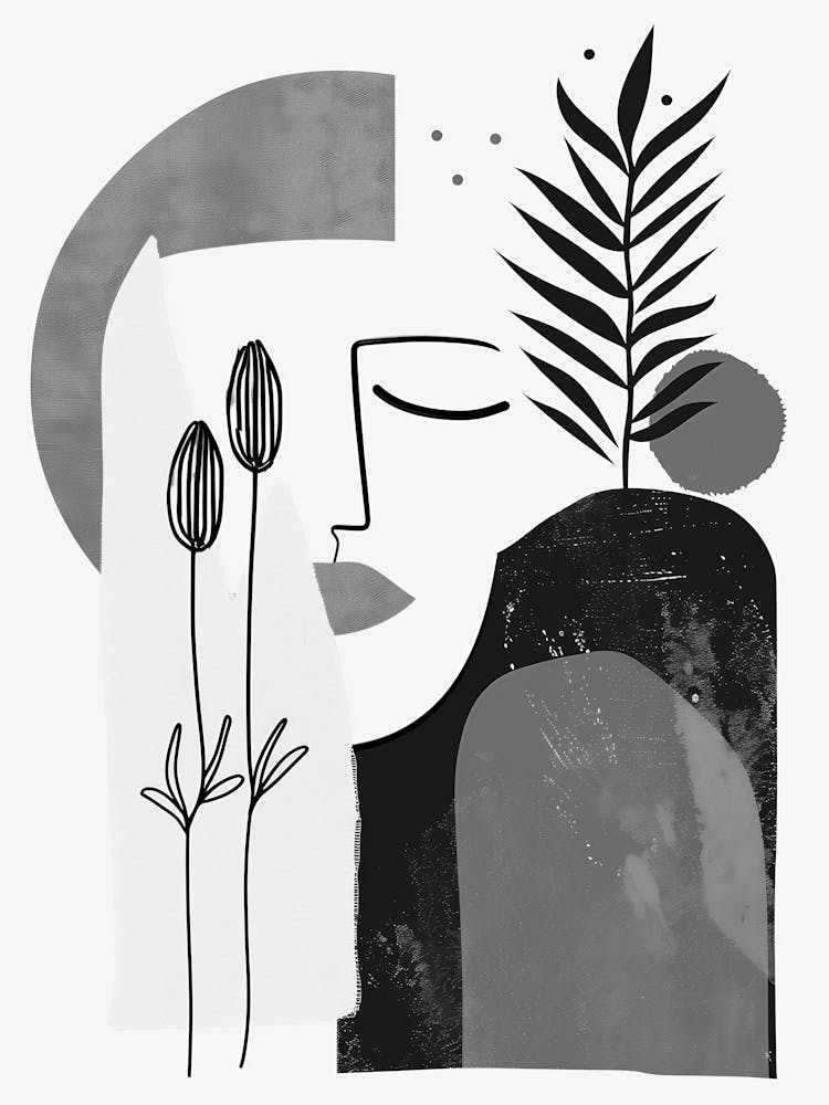 Black And White Painting 11