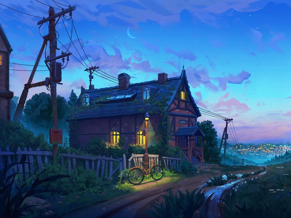 Village At Night