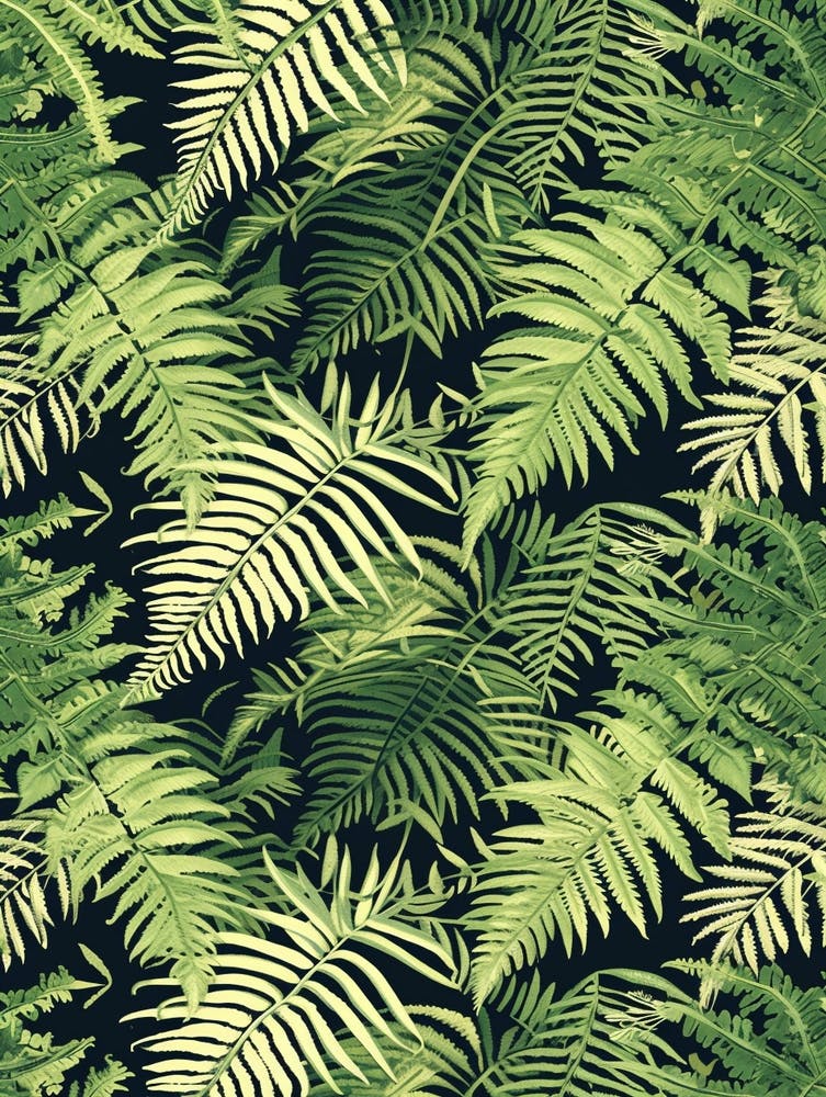 Pattern Poster Tassel Fern 3