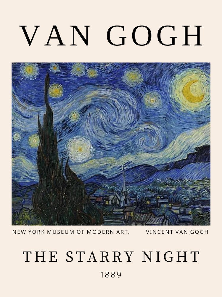 The Starry Night, Van Gogh