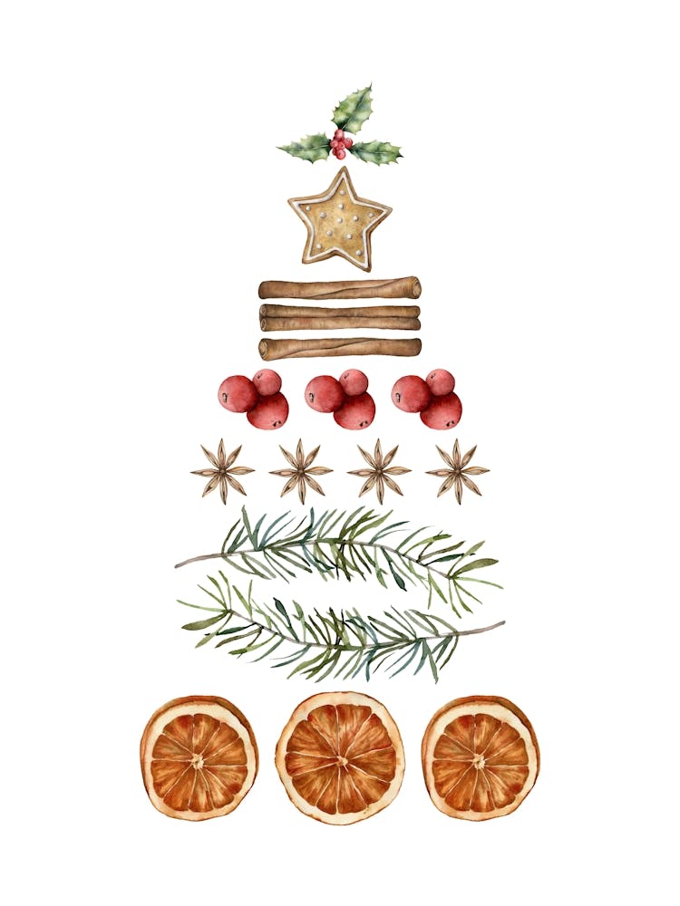 Christmas Fruit Tree