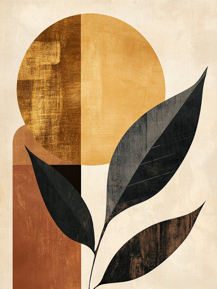 Abstract Leaf Canvas Print